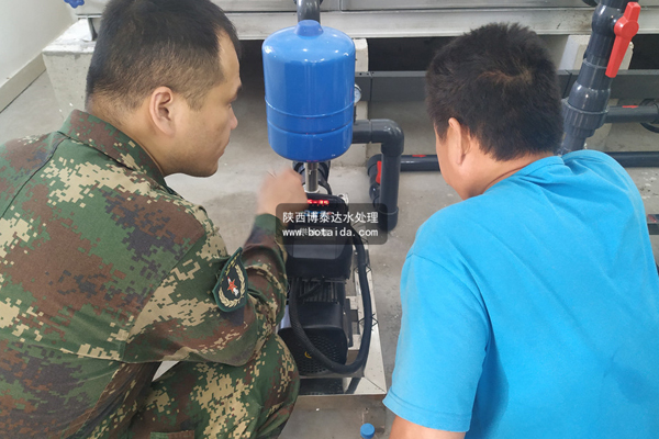 火箭軍部隊營區(qū)生活凈化水設備